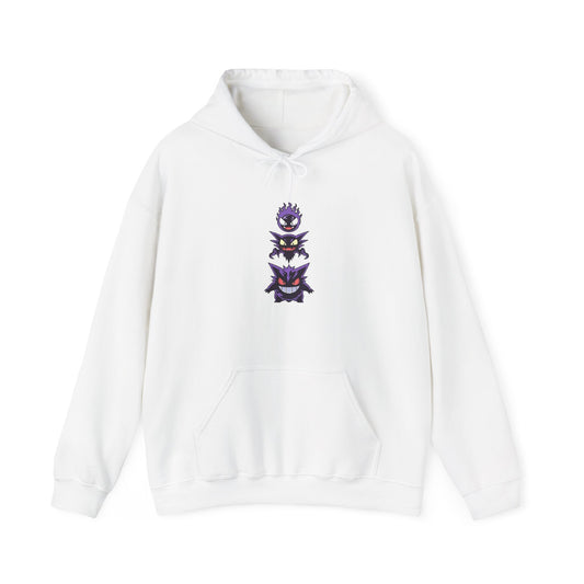 Trio Hoodie — Japanese Poke Ghost Design