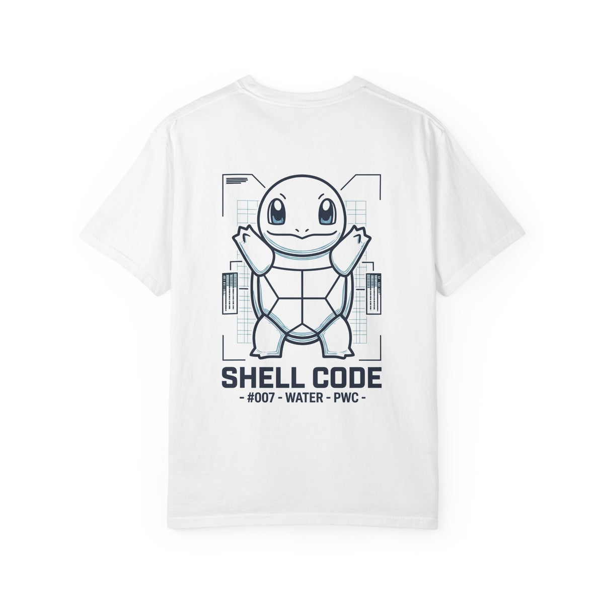 'Shell Code' T-Shirt — Retro Poke Tech Graphic Tee