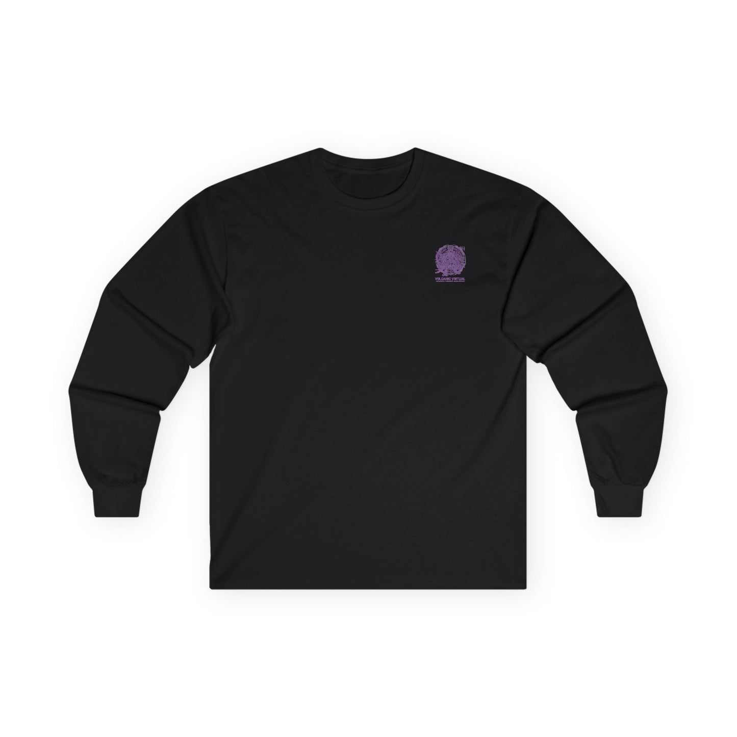 Volcanic Virtual Retro Cyber Cat Long Sleeve Tee