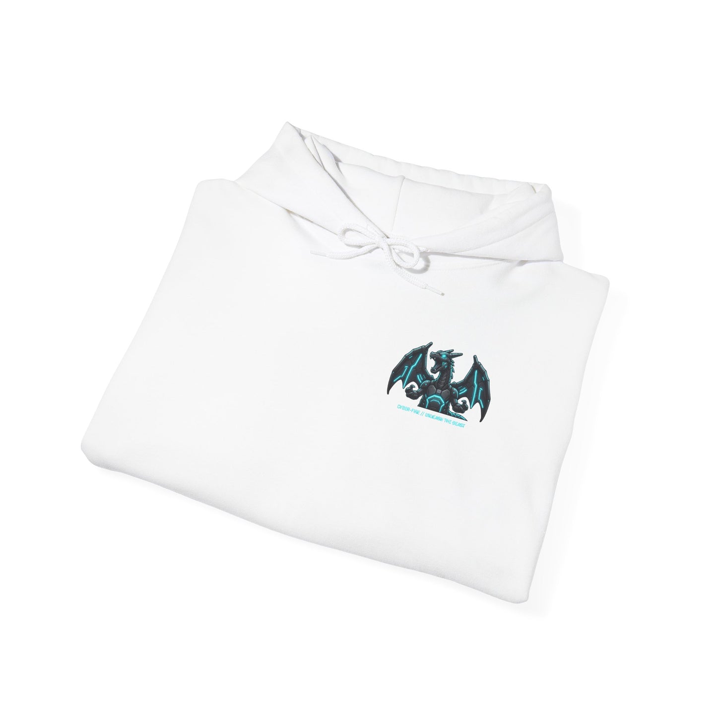 Dragon Cyberpunk Hoodie — Japanese Kanji Demon Graphic Pullover