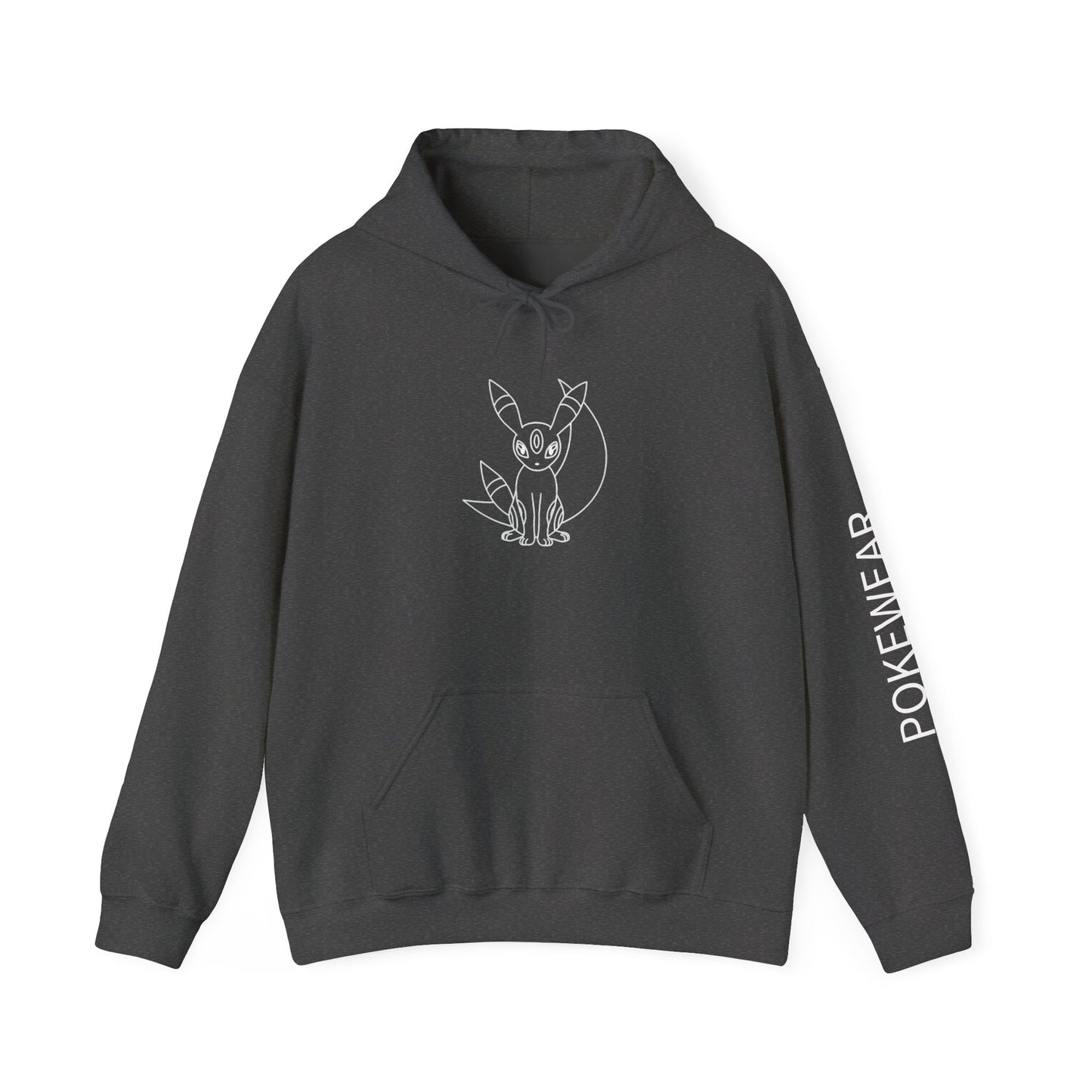 Expeon Outline Hoodie — Minimalist Poke Crewneck with Sleeve Logo