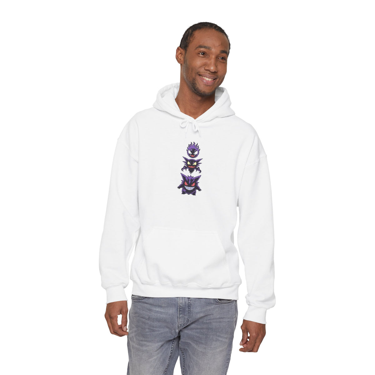 Trio Hoodie — Japanese Poke Ghost Design